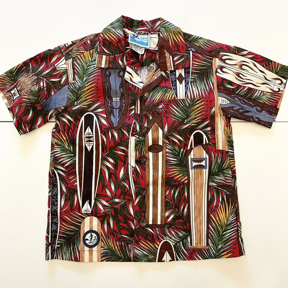 RJC Genuine Hawaiian Floral Button Down Shirt Boys Sz‎ 2T